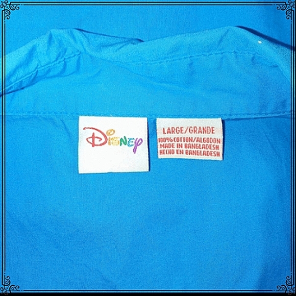 Disney Tiger Under The Sea Blue Sleeveless Top Size Large - Picture 9 of 9